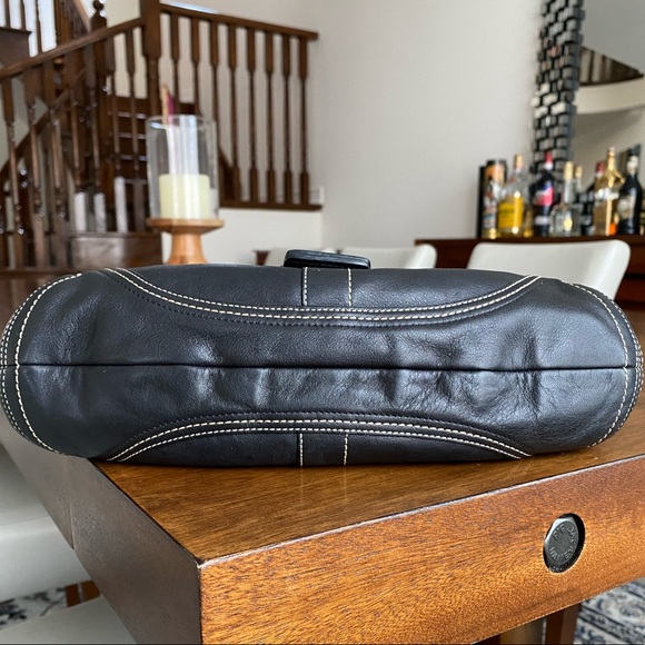 COACH Black leather bag - Picture 6 of 13